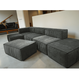 Диван Модульный Leon Gray 570 см. Диван Модульный Leon Gray 570 см.